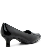 ara Kit Patent Leather Kitten Heel Pumps