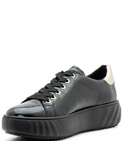 ara Mikky Patent Leather Platform Sneakers