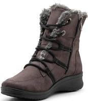 ara Montreal Waterproof Suede Faux Fur Lined Booties