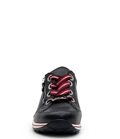 ara Ollie Leather Zip Sneakers