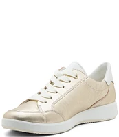 ara Ramona Side Zip Metallic Sneakers