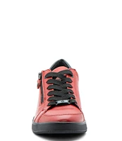 ara Rei-Low Leather Zip Sneakers