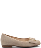 ara Sheridan Suede Bow Buckle Flats