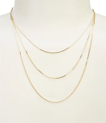 Argento Vivo Dainty Triple Layer Short Multi Strand Necklace