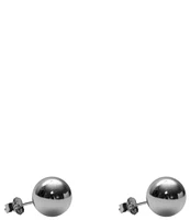 Argento Vivo High Polish Ball Stud Earrings