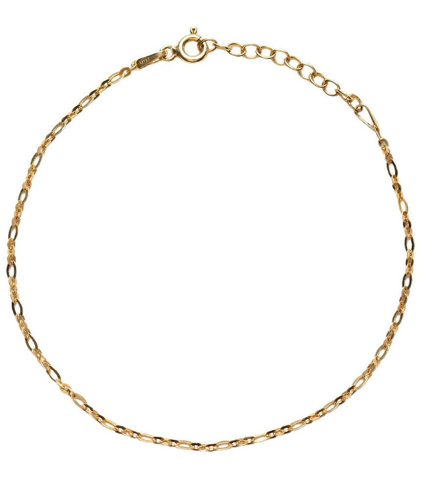 Argento Vivo Mini Wheat Chain Line Bracelet