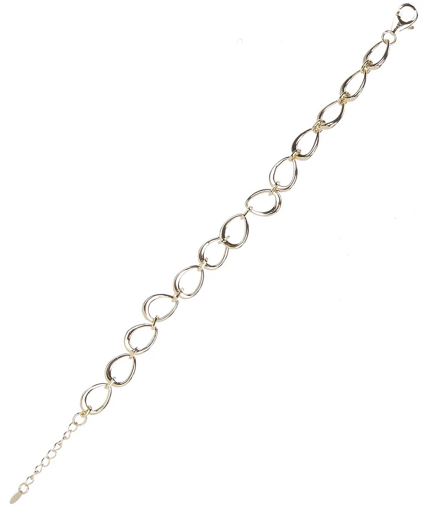 Argento Vivo Oval Link Line Bracelet