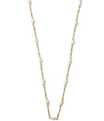 Argento Vivo Pearl Figaro All Around Collar Necklace