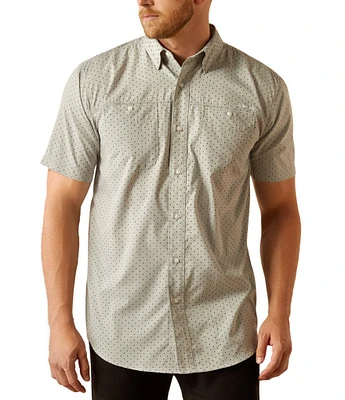 Ariat 360 Airflow Classic Fit Short Sleeve Dot Pattern Shirt