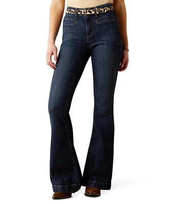 Ariat Alexa Stretch Denim Slim Fit High-Rise Flare Jeans