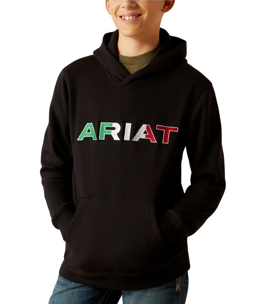 Ariat Big Boys 7-14 Long Sleeve Mexico Hoodie