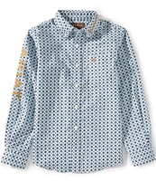 Ariat Big Boys 7-14 Long-Sleeve Team Franklin Classic Shirt