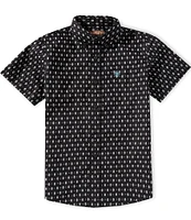 Ariat Big Boys 7-14 Short-Sleeve Steele Print Woven Shirt