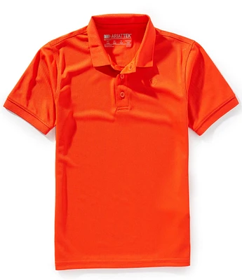 Ariat Big Boys 7-14 Short Sleeve Tek Polo Shirt