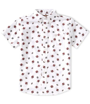Ariat Big Boys 7-14 Short Sleeve Westscott Classic Woven Shirt