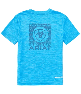 Big Boys 7-14 Short Sleeve Charger Ariat SW Shield T-Shirt