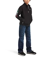 Big Boys 7-16 Long Sleeve New Team Softshell Mexico Jacket