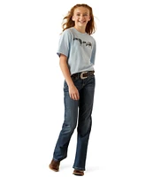 Ariat Big Girls 7-16 Short-Sleeve Born To Farm T-Shirt
