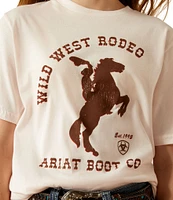 Ariat Big Girls 7-16 Short-Sleeve Wild West Rodeo T-Shirt