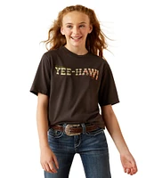 Ariat Big Girls 7-16 Short-Sleeve Yee Haw T-Shirt