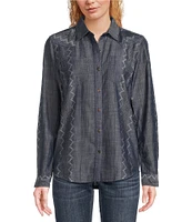 Ariat Billie Jean Spread Collar Long Sleeve Button Front Shirt