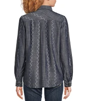 Ariat Billie Jean Spread Collar Long Sleeve Button Front Shirt