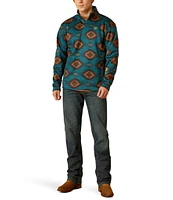 Ariat Caldwell Logo Long Sleeve Southwest Print 1/4-Zip Sweater