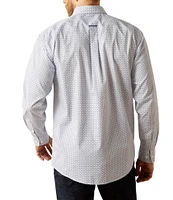 Ariat Classic-Fit Danny Wrinkle-Free Printed Long Sleeve Woven Shirt