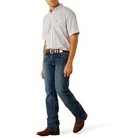 Ariat Classic Fit Dayton Wrinkle Free Short Sleeve Striped Woven Shirt
