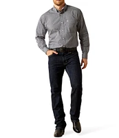 Ariat Classic-Fit Douglass Wrinkle-Free Solid Long Sleeve Woven Shirt