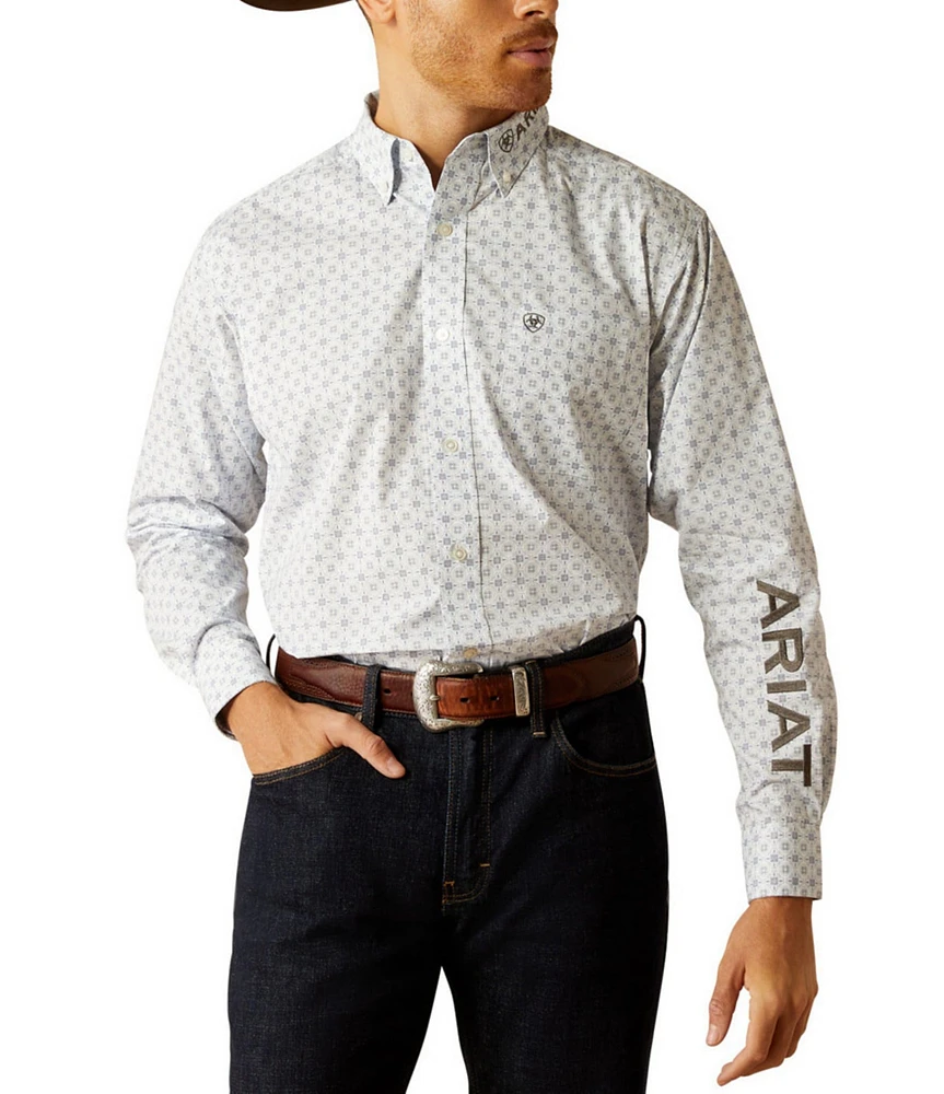 Ariat Classic Fit Team Kody Long Sleeve Woven Shirt