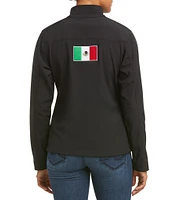 Ariat Classic Team Softshell Mexico Stand Collar Long Sleeve Zip Front Jacket