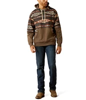 Ariat Color Block Long Sleeve Fleece Hoodie