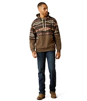 Ariat Color Block Long Sleeve Fleece Hoodie