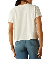 Ariat Cowboy Rope Embroidered Boxy T-Shirt
