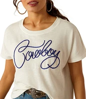 Ariat Cowboy Rope Embroidered Boxy T-Shirt