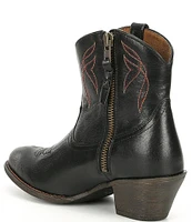 Ariat Darlin Short Leather Block Heel Western Boots