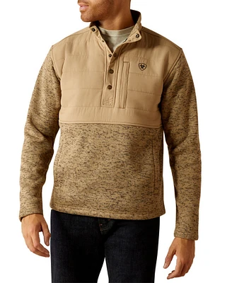 Ariat Fleece Caldwell Quarter Snap Jacket Pullover