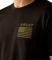 Ariat Freedom Flag Short Sleeve Graphic T-Shirt