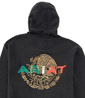 Ariat Graphic Mexico Flag Lookup Long Sleeve Brushed Fleece Hoodie