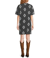 Ariat Isela Short Sleeve Crew Neckline Shift Tee Dress
