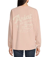 Ariat Jersey Knit Canvas Oversized Crew Neck Long Sleeve T-Shirt