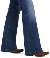 Ariat Kelsea Mid Rise 5-Pocket Stretch Wide Leg Jeans