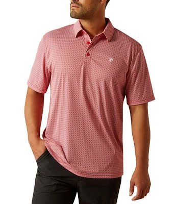 Ariat Men's All Over Print Polo Shirt