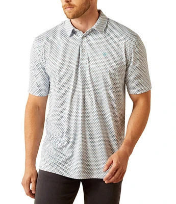 Ariat Men's All Over Print Polo Shirt