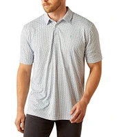 Ariat Men's All Over Print Polo Shirt