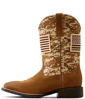 Ariat Men's Sport Patriot Camo Western Boots