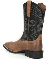 Ariat Men's Sport Wide Square Toe Colorblock Western Boots