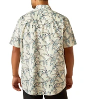Ariat Men's VentTEK Outbound Classic Fit Palm Tree Printed Shirt