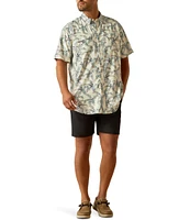 Ariat Men's VentTEK Outbound Classic Fit Palm Tree Printed Shirt